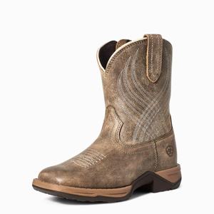 Kids' Ariat Anthem Western Boots Brown | CUDF-17589