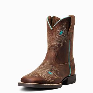 Kids' Ariat Bright Eyes II Western Boots Brown | NZHB-25038