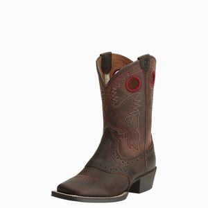 Kids' Ariat Heritage Roughstock Western Boots Brown | KTBI-37681