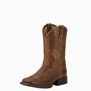 Kids' Ariat Honor Western Boots Brown | LWXA-65203