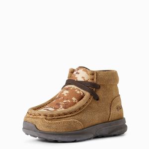 Kids' Ariat Lil' Stompers Dallas Spitfire Western Boots Brown | YUJI-27195