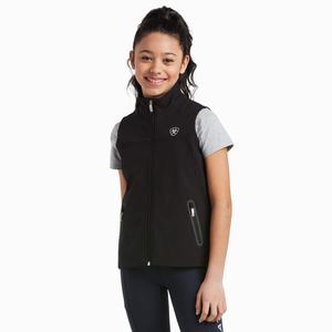 Kids' Ariat New Team Softshell Jackets Black | RNEI-75426