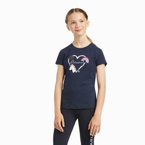 Kids' Ariat Someday Polo Shirts Navy | SVDY-74396