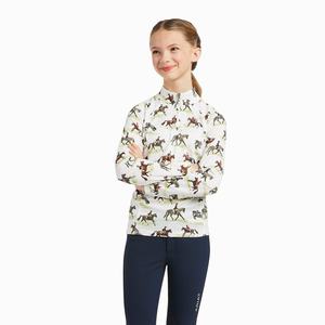 Kids' Ariat Sunstopper 2.0 1/4 Zip Riding Pants Multicolor | JZNV-17298