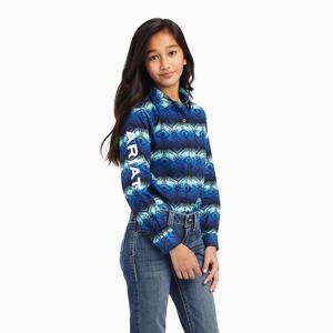 Kids' Ariat Team Kirby Shirts Multicolor | LKNY-94365