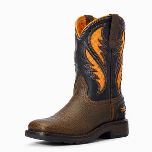 Kids' Ariat VentTEK Western Boots Brown | VONW-94057