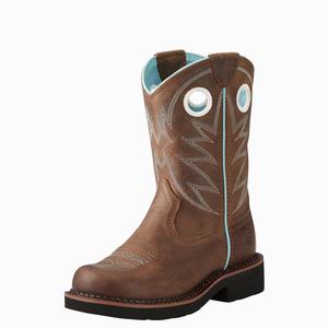 Kids' Ariat Western Boots Brown | YZMC-80379