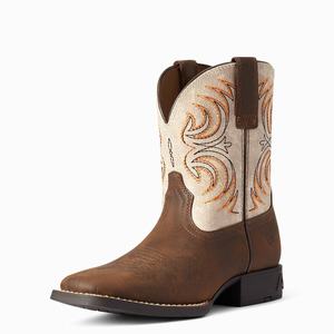 Kids' Ariat Youth Storm Western Boots Brown | QMXF-40236