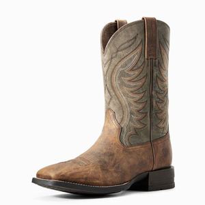 Men's Ariat Amos Western Boots Multicolor | CVMR-96584