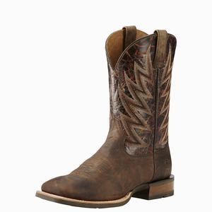 Men's Ariat Challenger Western Boots Brown | NJWS-63527