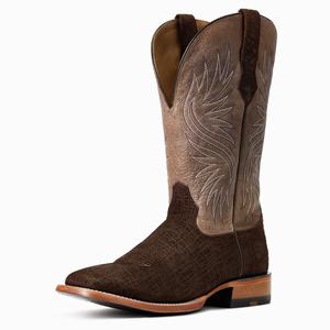 Men's Ariat Circuit Rockridge Western Boots Dark Coffee | QUFM-87134