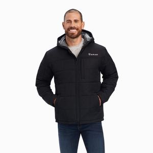 Men's Ariat Crius Insulated Jackets Black | EGBI-80375