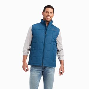 Men's Ariat Crius Insulated Jackets Blue | XBTO-64509