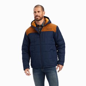 Men's Ariat Crius Insulated Jackets Navy | BOZN-01546