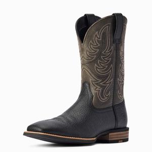 Men's Ariat Everlite Countdown Western Boots Black | REBA-60578