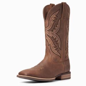 Men's Ariat Everlite Fast Time Western Boots Brown | BIDL-40516