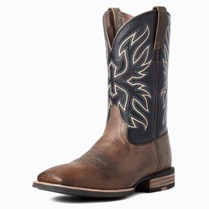 Men's Ariat Everlite Vapor Western Boots Brown | WLTB-48693