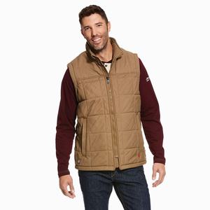 Men's Ariat FR Crius Insulated Jackets Khaki | NYJW-72068