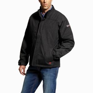 Men's Ariat FR H2O Waterproof Insulated Jackets Black | PAYX-28140