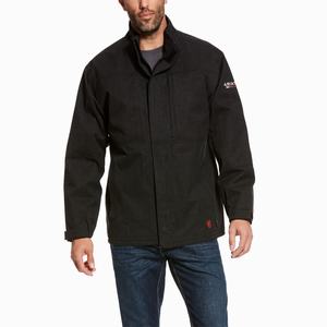 Men's Ariat FR H2O Waterproof Jackets Black | OXUB-69358