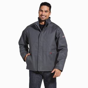 Men's Ariat FR Maxmove Waterproof Insulated Jackets Grey | KBCQ-95236