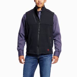 Men's Ariat FR Polartec Platform Jackets Black | YBQE-40879