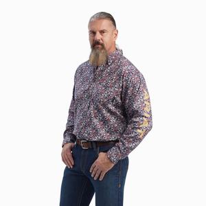 Men's Ariat FR Werner Logo Shirts Multicolor | OKCL-19735