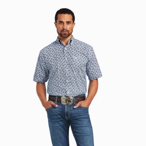 Men's Ariat Farid Classic Fit Shirts Multicolor | HCFQ-90472