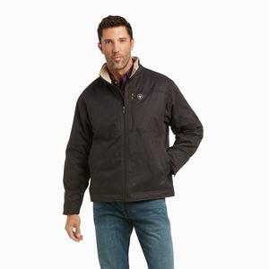 Men's Ariat Grizzly Canvas Jackets Multicolor | MQTJ-35628