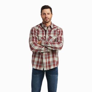 Men's Ariat Hamelin Retro Fit Shirts Multicolor | GXOS-34962