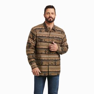 Men's Ariat Hawthorne Retro Fit Shirts Multicolor | FLRA-43680