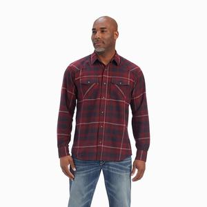 Men's Ariat Heath Retro Fit Shirts Multicolor | MYAI-38742