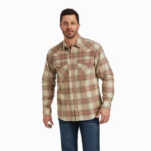 Men's Ariat Henry Cord Retro Fit Shirts Multicolor | RPXG-95743