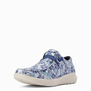 Men's Ariat Hilo Stretch Lace Sneakers Blue | DNYC-28360