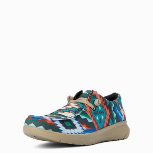 Men's Ariat Hilo Stretch Lace Sneakers Multicolor | ISZC-98043