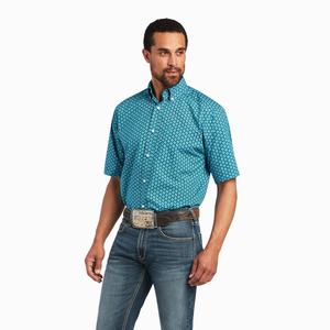 Men's Ariat Izan Classic Fit Shirts Multicolor | ZDTM-69542