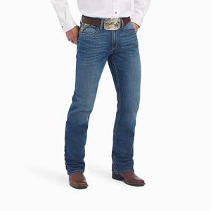 Men's Ariat M4 Relaxed Ramos Straight-Fit Jeans Multicolor | SMOQ-41736