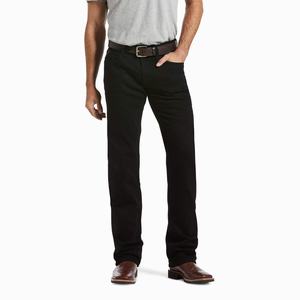 Men's Ariat M5 Slim Stretch Legacy Black Pants Multicolor | EFAW-91387