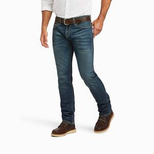 Men's Ariat M8 Modern TekStretch Sebastian Straight-Fit Jeans Multicolor | KDUY-52739