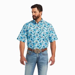 Men's Ariat Martin Classic Fit Shirts White | ZKPE-38129