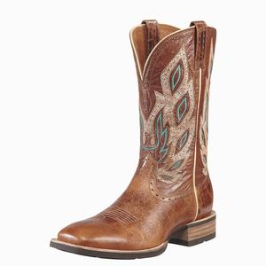 Men's Ariat Nighthawk Western Boots Brown | JCPF-46583