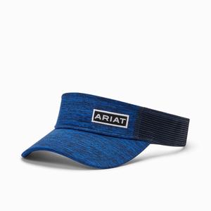 Men's Ariat Offset Logo Hats Blue | RBHF-84562