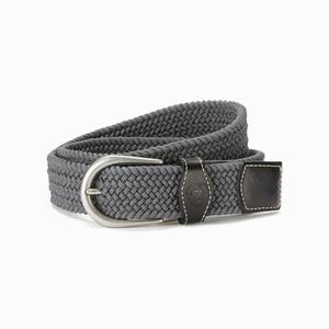 Men's Ariat One Rail Woven Belts Grey | AKOD-84362