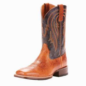 Men's Ariat Plano Western Boots Multicolor | SXNC-51762