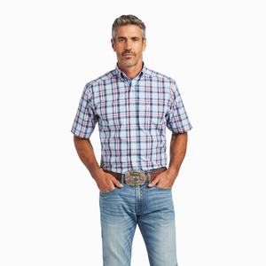 Men's Ariat Pro Series Fergus Fitted Shirts Multicolor | VTYA-92703