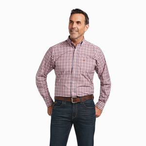 Men's Ariat Pro Series Talan Fitted Shirts Multicolor | LRWB-10628