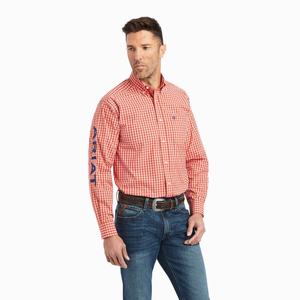 Men's Ariat Pro Series Team Malcolm Classic Fit Shirts Multicolor | NYGZ-06937