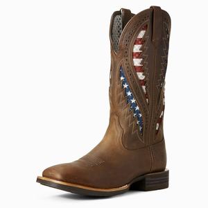 Men's Ariat Quickdraw VentTEK Western Boots Brown | XECG-72863