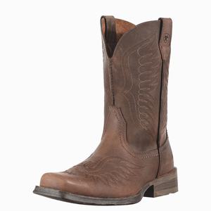 Men's Ariat Rambler Phoenix Dress Boots Brown | UPZD-70962