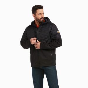 Men's Ariat Rebar Cloud 9 Insulated Jackets Black | GUPT-14936